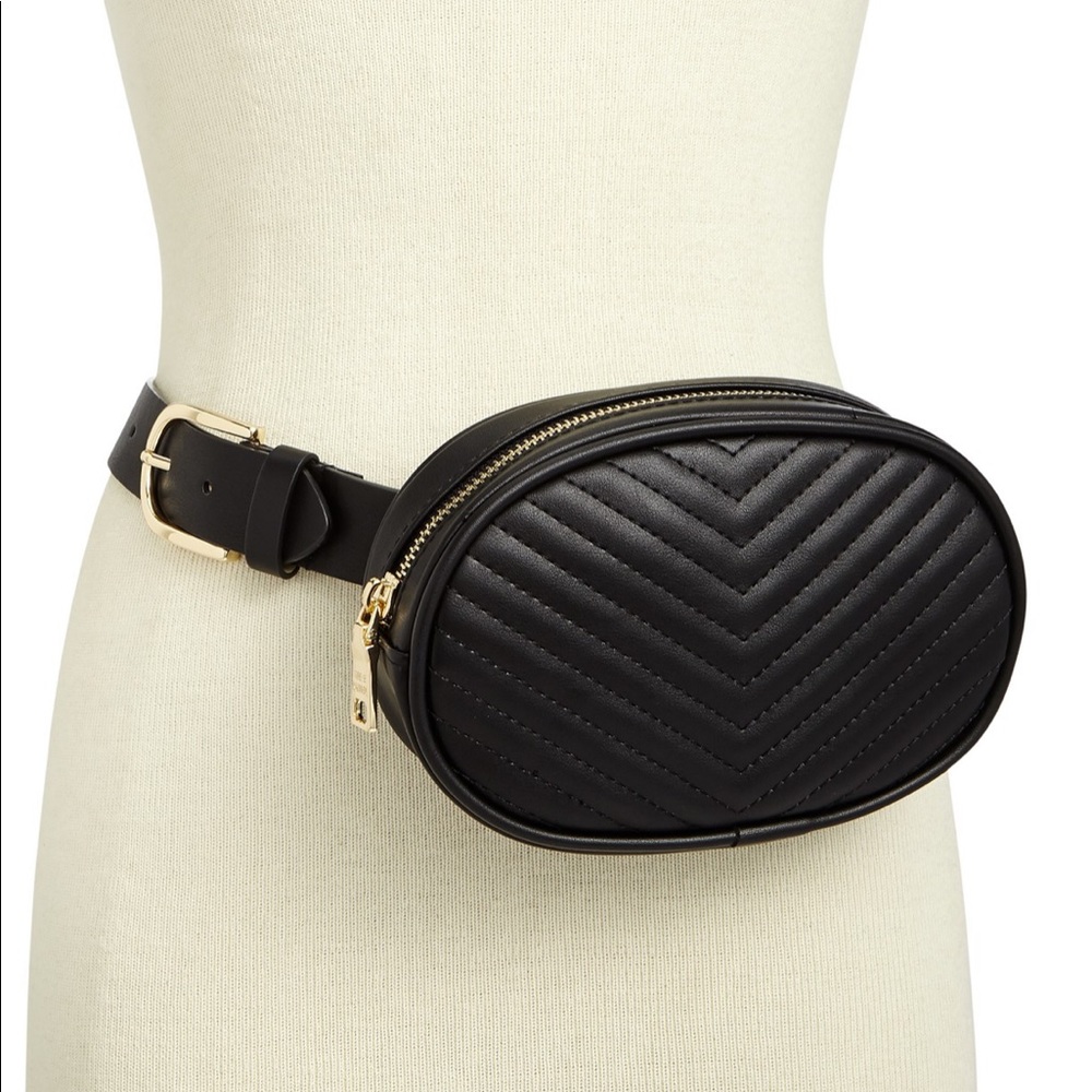 Steve Madden Chevron Quilted Fanny Pack